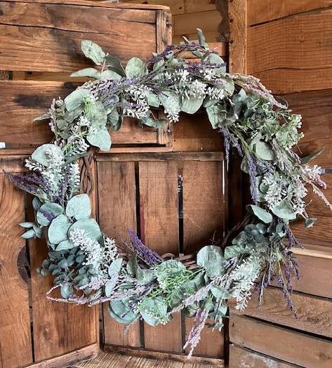 24" Dried Flower Wreath